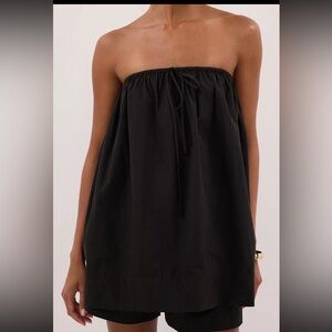 DISSH Black Strapless Dress